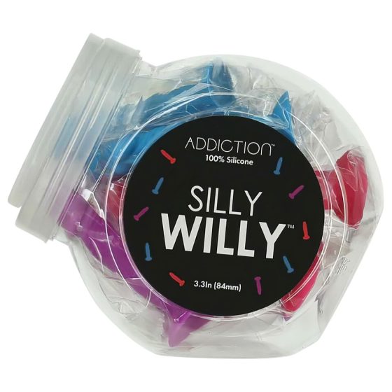 Silly Willy - Silicone Penises - 12pcs (colorful)