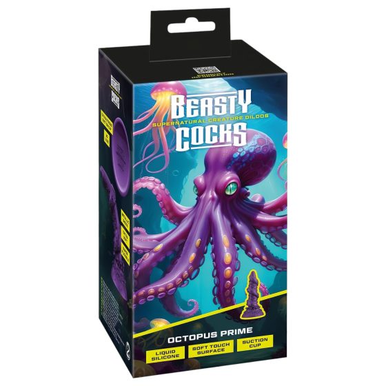 Beasty Cocks Octopus Prime - octopus dildo (purple)