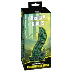 Beasty Cocks Lizard Peak - Lizard Penis Dildo (Green)