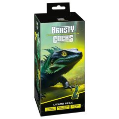 Beasty Cocks Lizard Peak - Lizard Penis Dildo (Green)