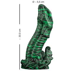 Beasty Cocks Lizard Peak - Lizard Dildo (Green-Black)