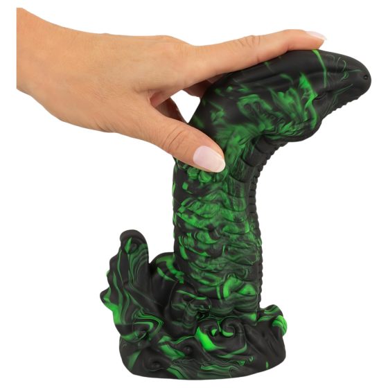 Beasty Cocks Lizard Peak - Lizard Dildo (Green-Black)