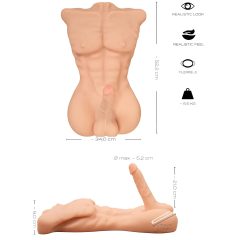 Realistixxx Male Torso - Lifelike Masturbator