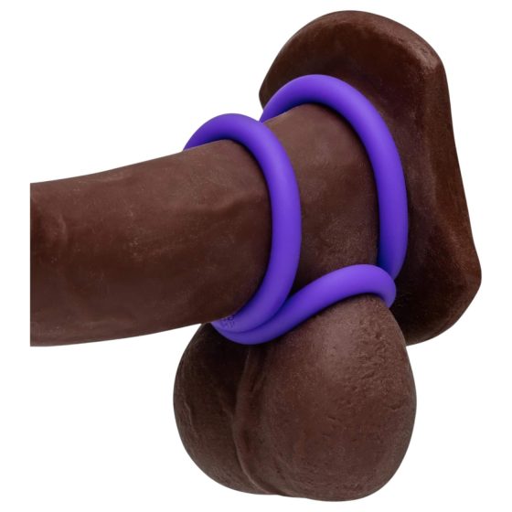 ROMP Remix Trio - Cock Ring Set - 3pcs (Purple)