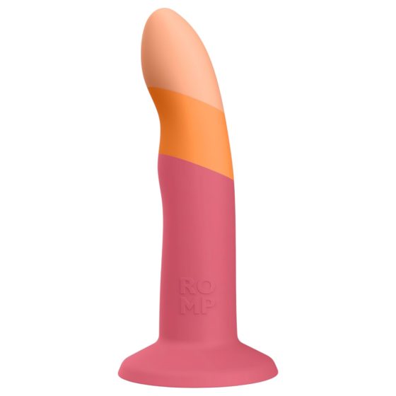 ROMP Dizi - Flexible Silicone Dildo (Pink-Orange)