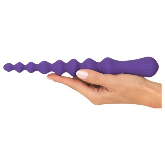 You2Toys - Beaded, Flexible Anal Dildo (Purple)