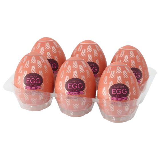 TENGA Egg Cone Stronger - masturbatory egg (6 pieces)