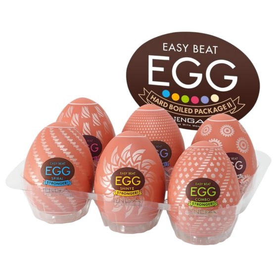 TENGA - Stronger Masturbation Egg Set - 6 Pieces