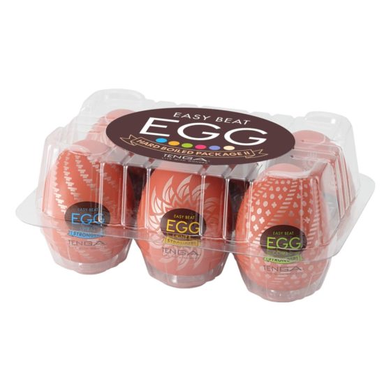 TENGA - Stronger masturbation egg set - 6pcs