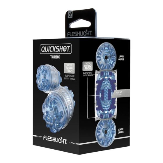 Fleshlight Quickshot Turbo - Travel Masturbator (Blue)