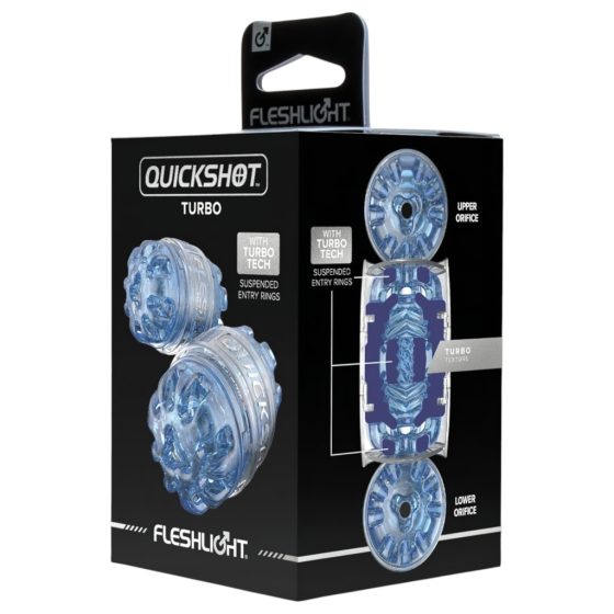 Fleshlight Quickshot Turbo - Travel Masturbator (Blue)