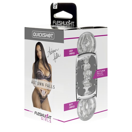 Fleshlight Quickshot Autumn Falls - travel masturbator (transparent)