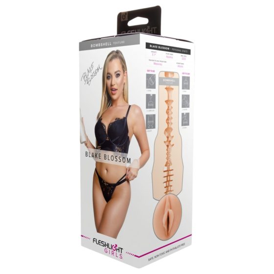 Fleshlight Blake Blossom Bombshell - realistic artificial pussy (natural)