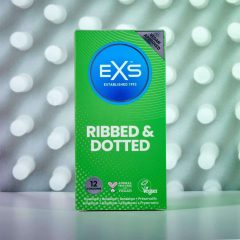 EXS Ribbed, Dotted and Flared - Dotted Condom (12 pcs)