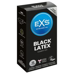 EXS Black - latex condom - black (12 pcs)