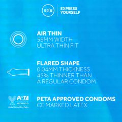 EXS Air Thin Latex Condoms (12 pack)