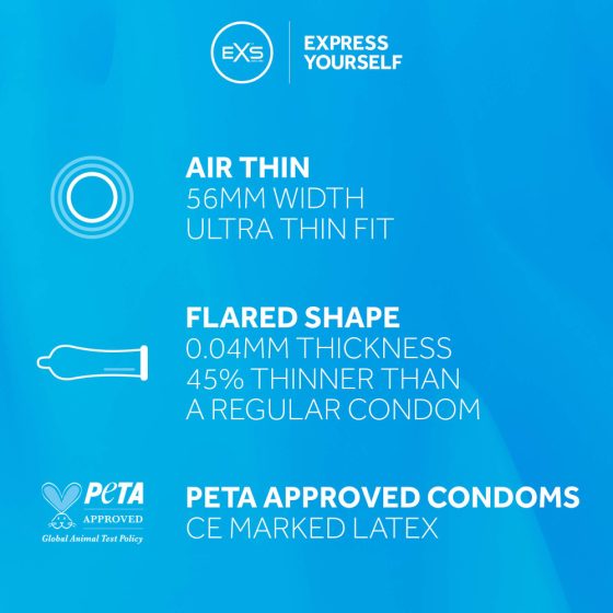 EXS Air Thin Latex Condoms (12 pack)