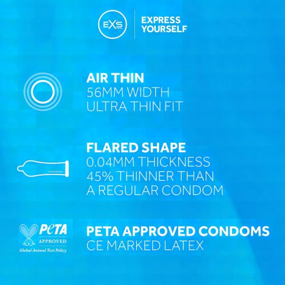 EXS Air Thin Latex Condoms (12 pack)