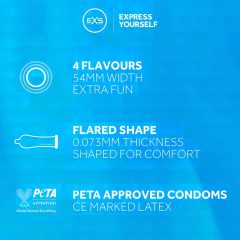 EXS Mixed - condoms - assorted flavors (12 pieces)