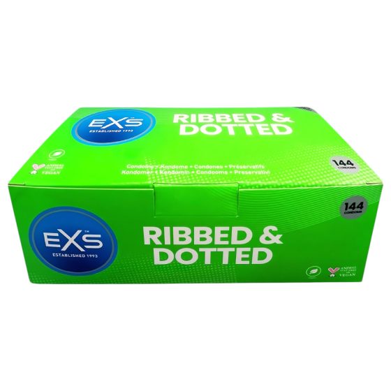 EXS Ribbed, Dotted and Flared - dotted condom (144 pcs)