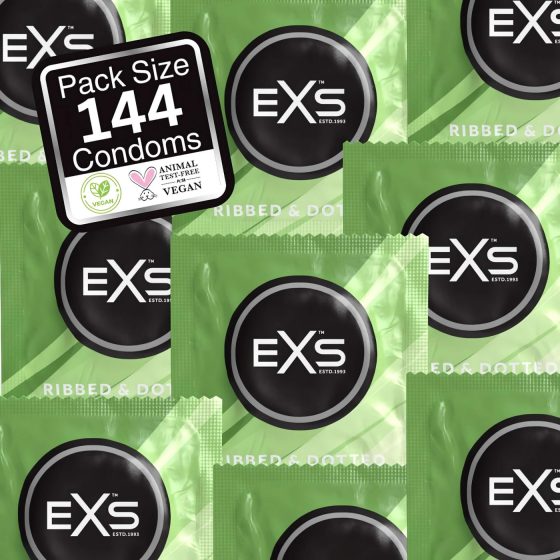 EXS Ribbed, Dotted and Flared - dotted condom (144 pcs)