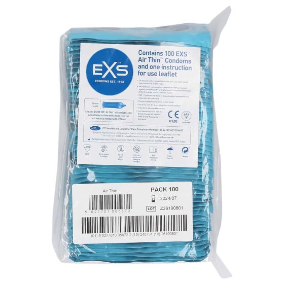 EXS Air Thin - Latex Condoms (100pcs)