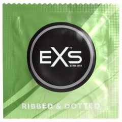 EXS Ribbed, Dotted and Flared - dotted condom (3 pcs)