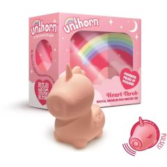   Unihorn Heart Throb - Rechargeable Unicorn Clitoral Vibrator (Pink)