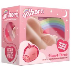   Unihorn Heart Throb - Rechargeable Unicorn Clitoral Vibrator (Pink)