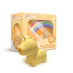   Unicorn Bean Blossoms - Rechargeable Clitoral Stimulator (Yellow)