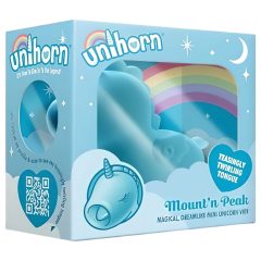   Unihorn Mount'n Peak - Rechargeable Unicorn Clitoral Stimulator (Blue)