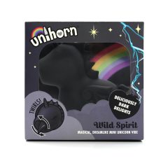   Unihorn Wild Spirit - Rechargeable Unicorn Clitoral Stimulator (Black)