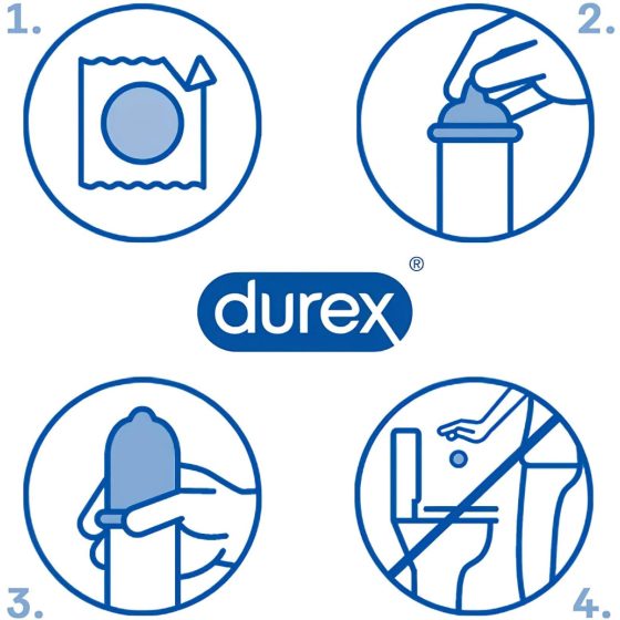 Durex Invisible Slim - thin condom (10 pcs)