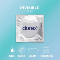 Durex Invisible Slim - Thin Condom (10pcs)