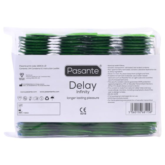 Pasante - Delay Effect Condoms (144 Pack)