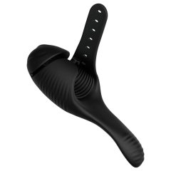   Lonely J-Bobbie - Rechargeable Dual-Motor Glans Vibrator (Black)