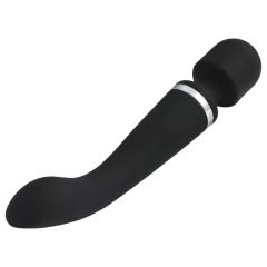   Lonely Boat - Battery-Powered 2-in-1 Massage Vibrator (Black)