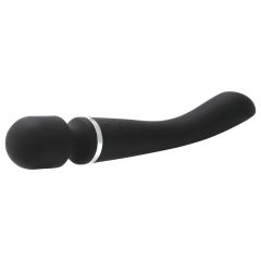   Lonely Boat - Battery-Powered 2-in-1 Massage Vibrator (Black)