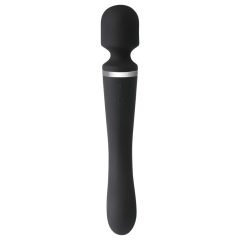   Lonely Boat - Battery-Powered 2-in-1 Massage Vibrator (Black)