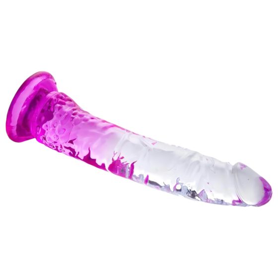 Lonely Lance - Suction Cup Dildo (Purple-Clear)