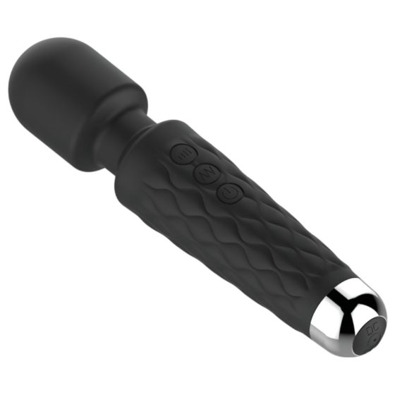 Lonely 20 Function Rechargeable Massager Vibrator (Black)