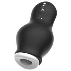   Lonely My-Dragon - Battery-Powered Suction Vibrating Masturbator (Black)