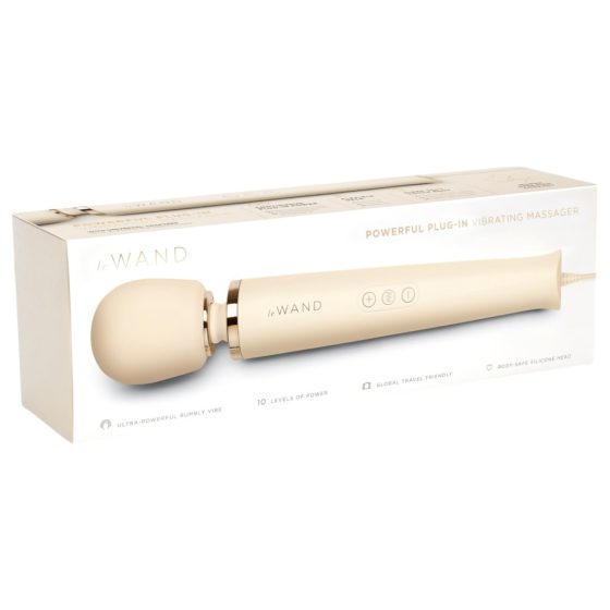 Le Wand - Exclusive Plug-In Massage Vibrator (Beige)