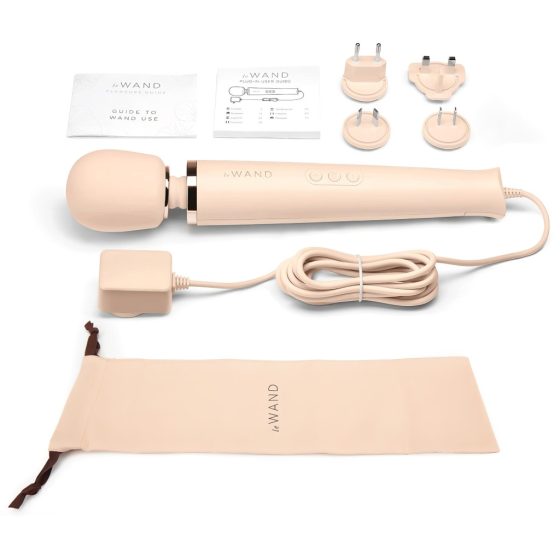 Le Wand - Exclusive Plug-In Massage Vibrator (Beige)