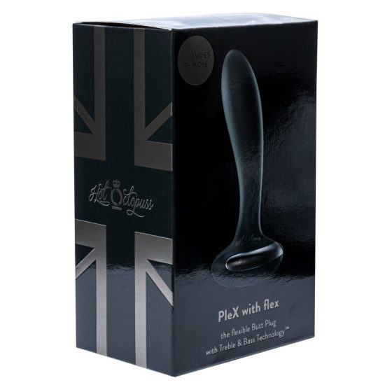 HOT Octopuss PleX with Flex - Battery-Powered, Wireless Anal Vibrator (Black)