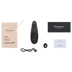   Marilyn Monroe Womanizer - Rechargeable Air Wave Clitoral Stimulator (Black)