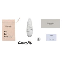   Marilyn Monroe Womanizer - Rechargeable Clitoral Stimulator (White)