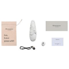   Marilyn Monroe Womanizer - Rechargeable Clitoral Stimulator (White)