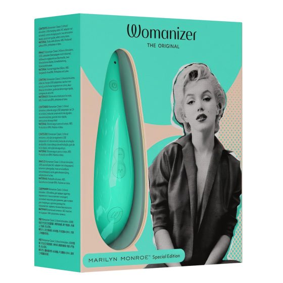 Womanizer Marilyn Monroe - Rechargeable Air Wave Clitoral Stimulator (Turquoise)