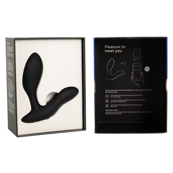 We-Vibe Vector+ Rechargeable Smart Anal Vibrator (Black)